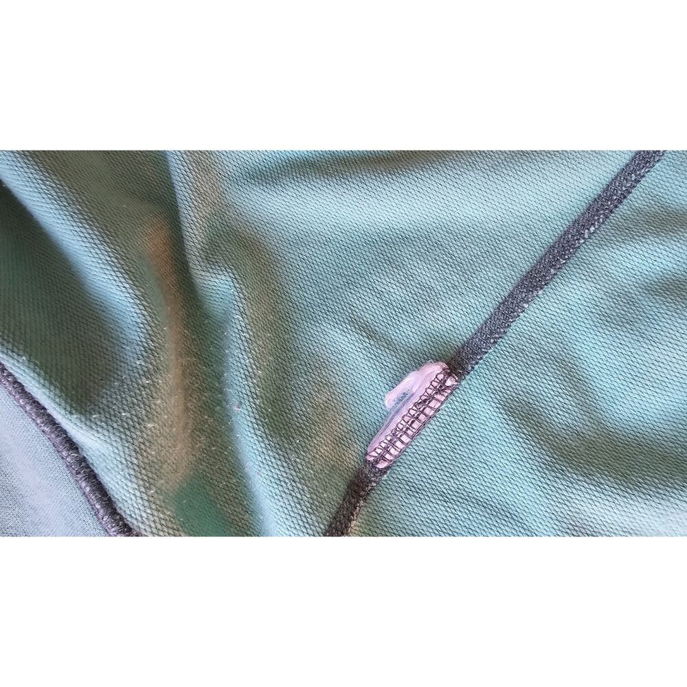 Marmot Geometric Tribal Print Teal Green Hoodie Outdoor Camping Hiking Sz M - Picture 9 of 9